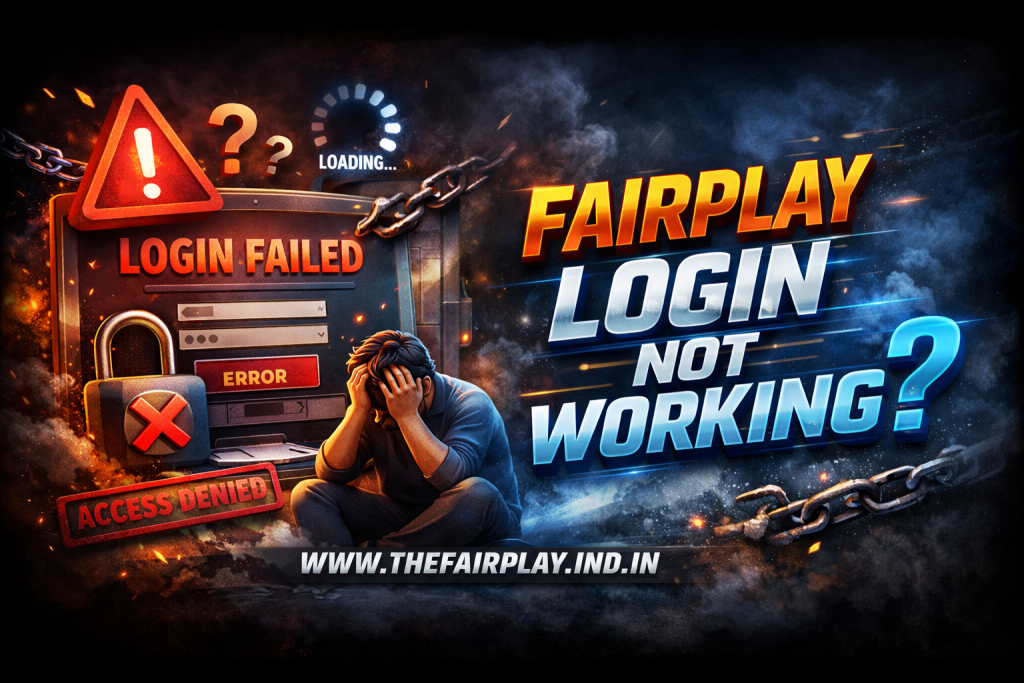 Fairplay Login Issue